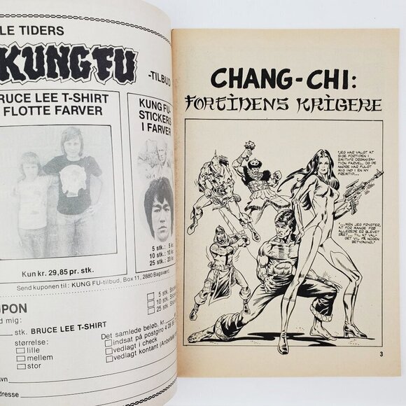 Kung Fu Magasinet #26 Comic Book Danish Vintage 1977 Martial Arts VF - Picture 4 of 9
